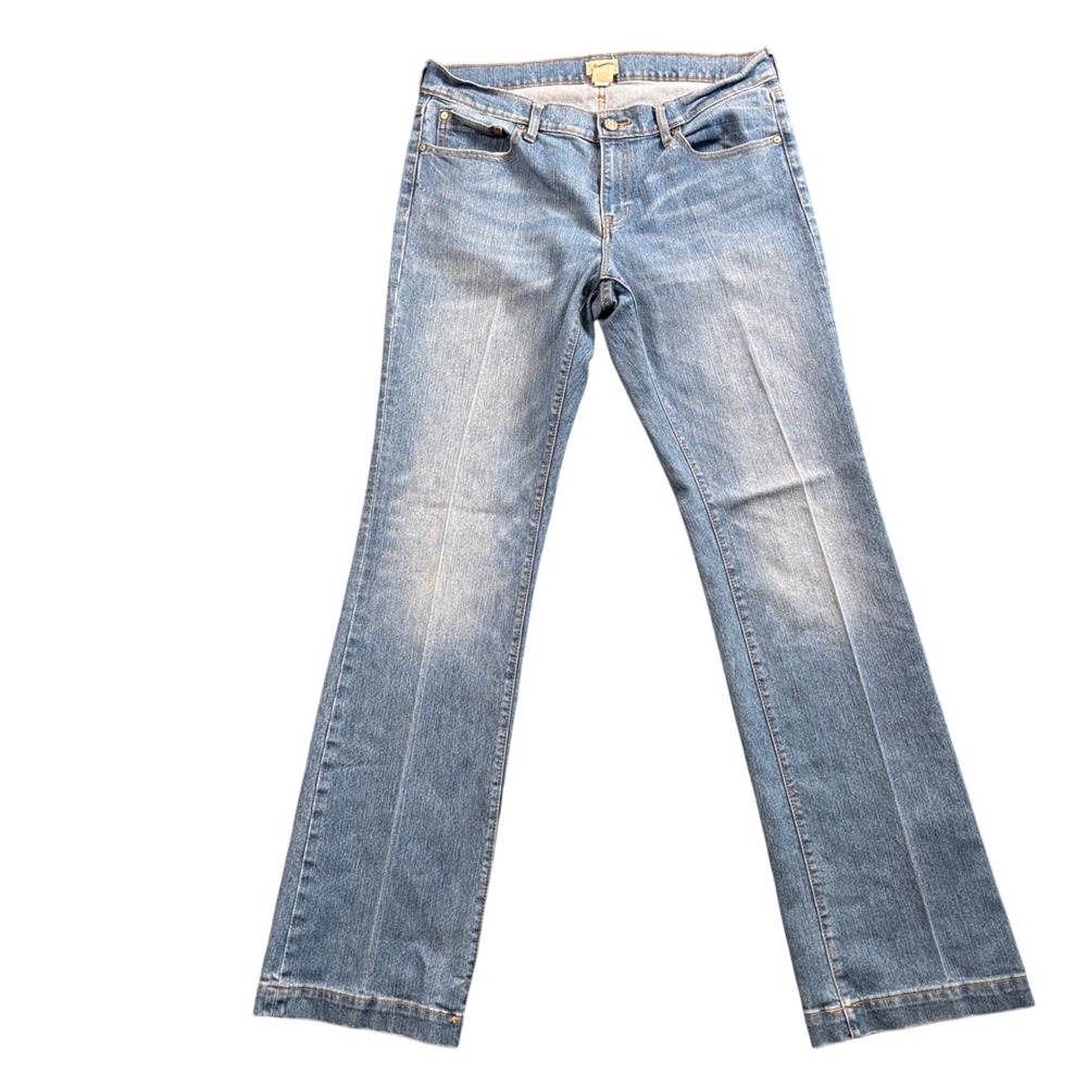 Gap 1969 Long & Lean Flare Jeans Womens 12/31L Blue Y2K Denim‎ 34x33